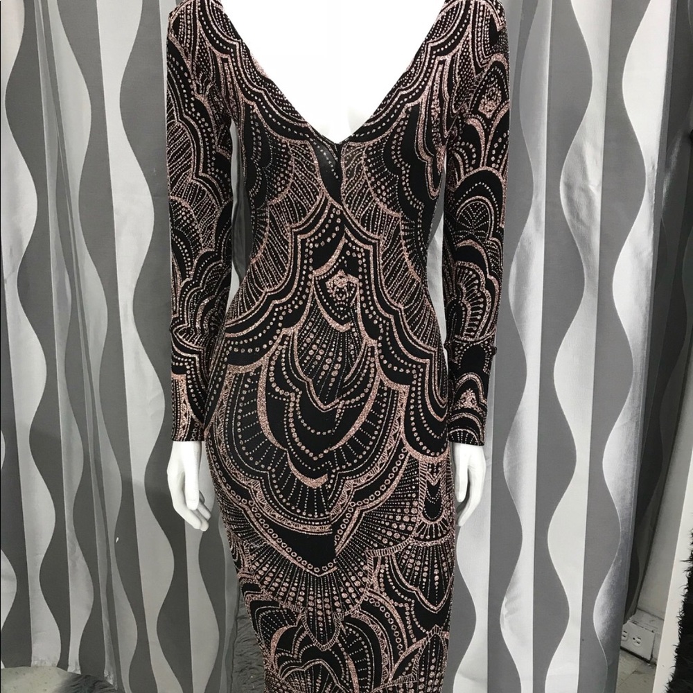 Sparkly knee length dress